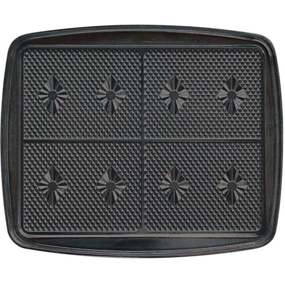 030222 - LAGRANGE - Paire de plaque pour gaufrettes super 2 gaufres 