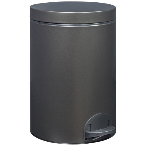 ROSSIGNOL - Poubelle à pedale 14l noir basalte - 90267 elora