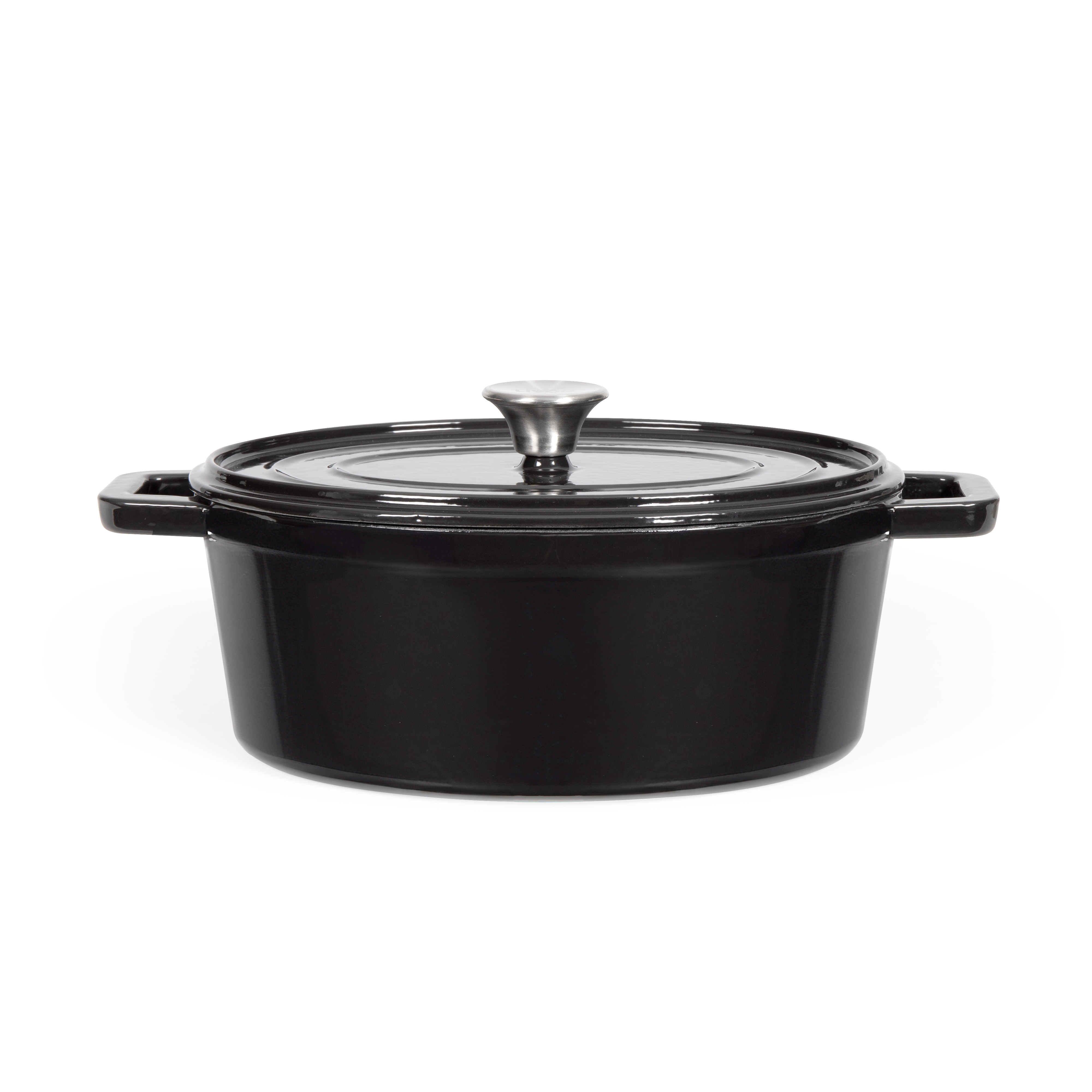 LIVOO - Cocotte ovale en fonte 29cm noir - MEP129N