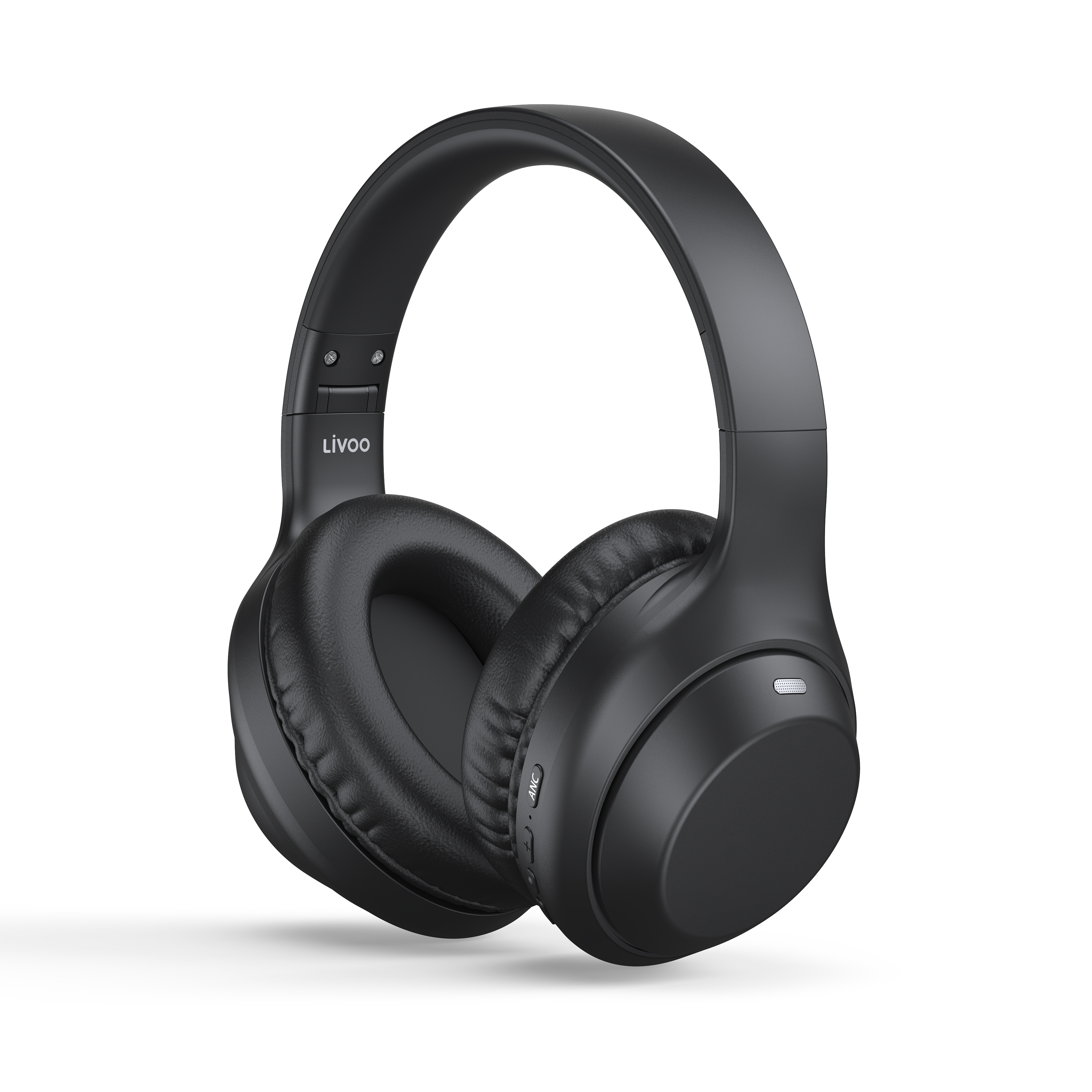 LIVOO - Casque bluetooth sans fil circum-aural noir - TES264N circum-aural