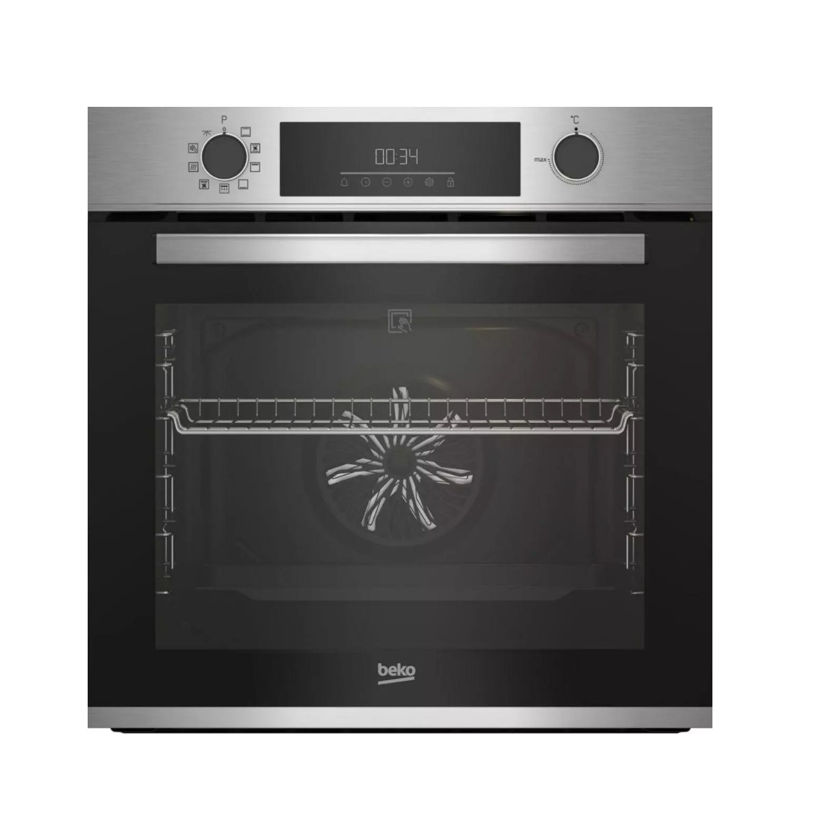 BEKO - Four intégrable multifonction 72l 60cm a pyrolyse inox - BBIE12300XMP