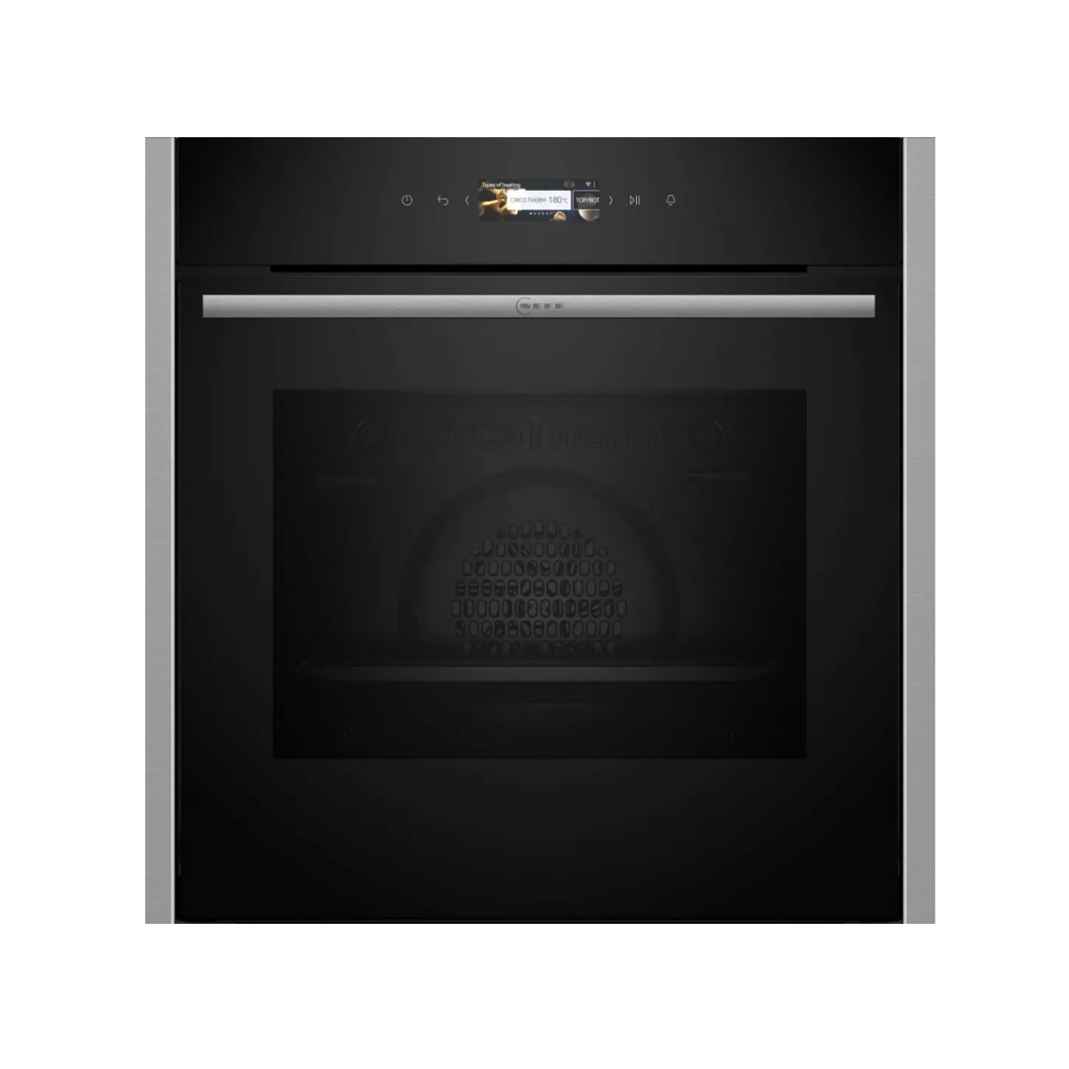 NEFF - Four intégrable multifonction 71l 60cm pyrolyse/hydrolyse inox - B24CR71N0F n70