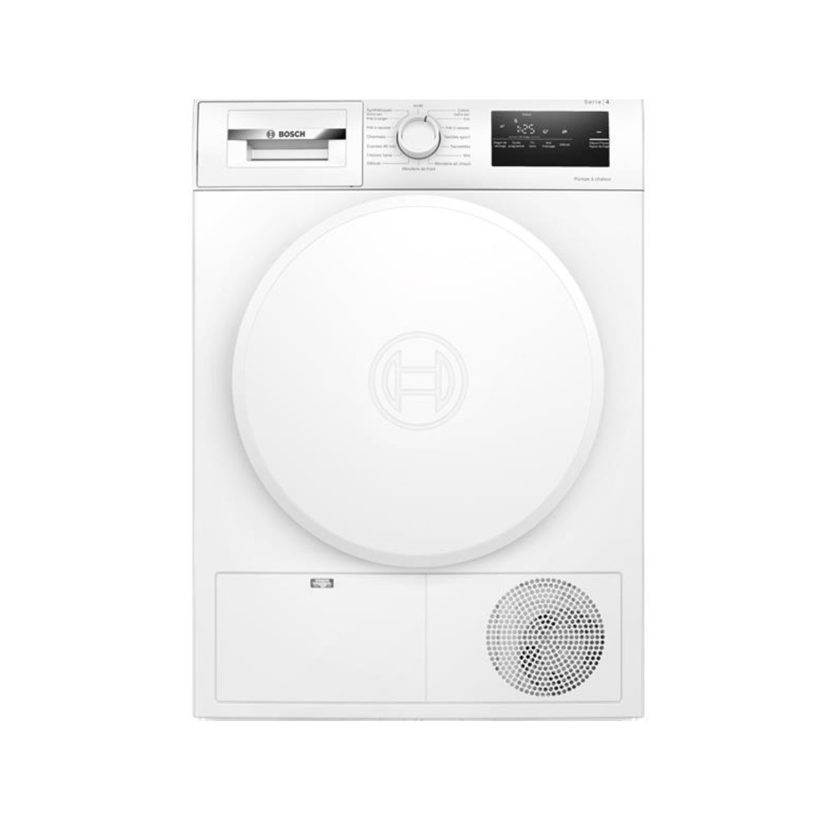 BOSCH - Sèche-linge pompe à chaleur à condensation 60cm 8kg - WTH8300DFR série 4