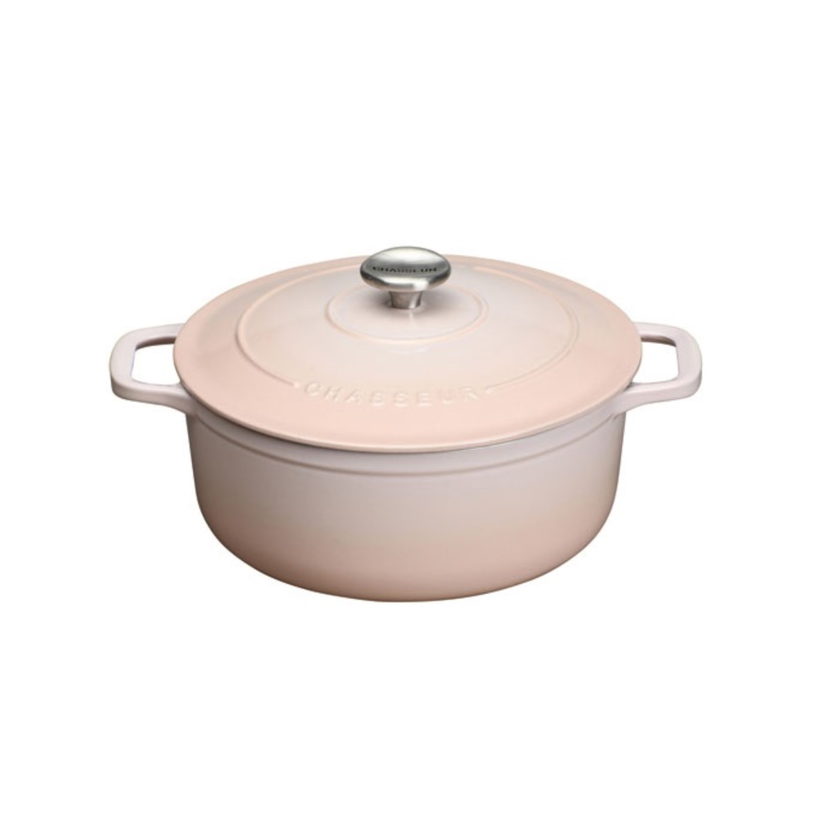 CHASSEUR - Cocotte ronde en fonte émaillée 28cm champagne - PUC472801A