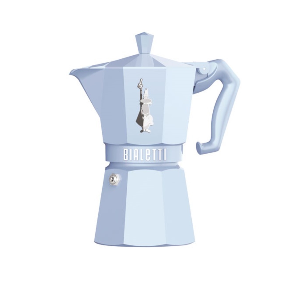 BIALETTI - Cafetière italienne 6 tasses bleu pastel - 0009062 moka exclusive