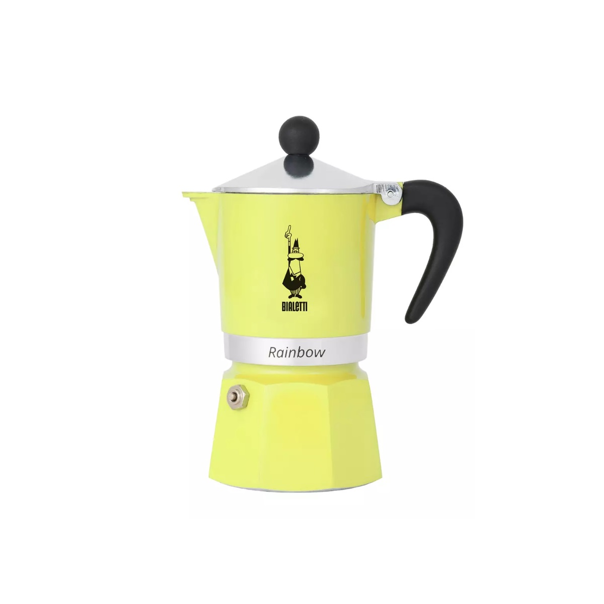 BIALETTI - Cafetière italienne 6 tasses jaune pastel - 0006538 rainbow
