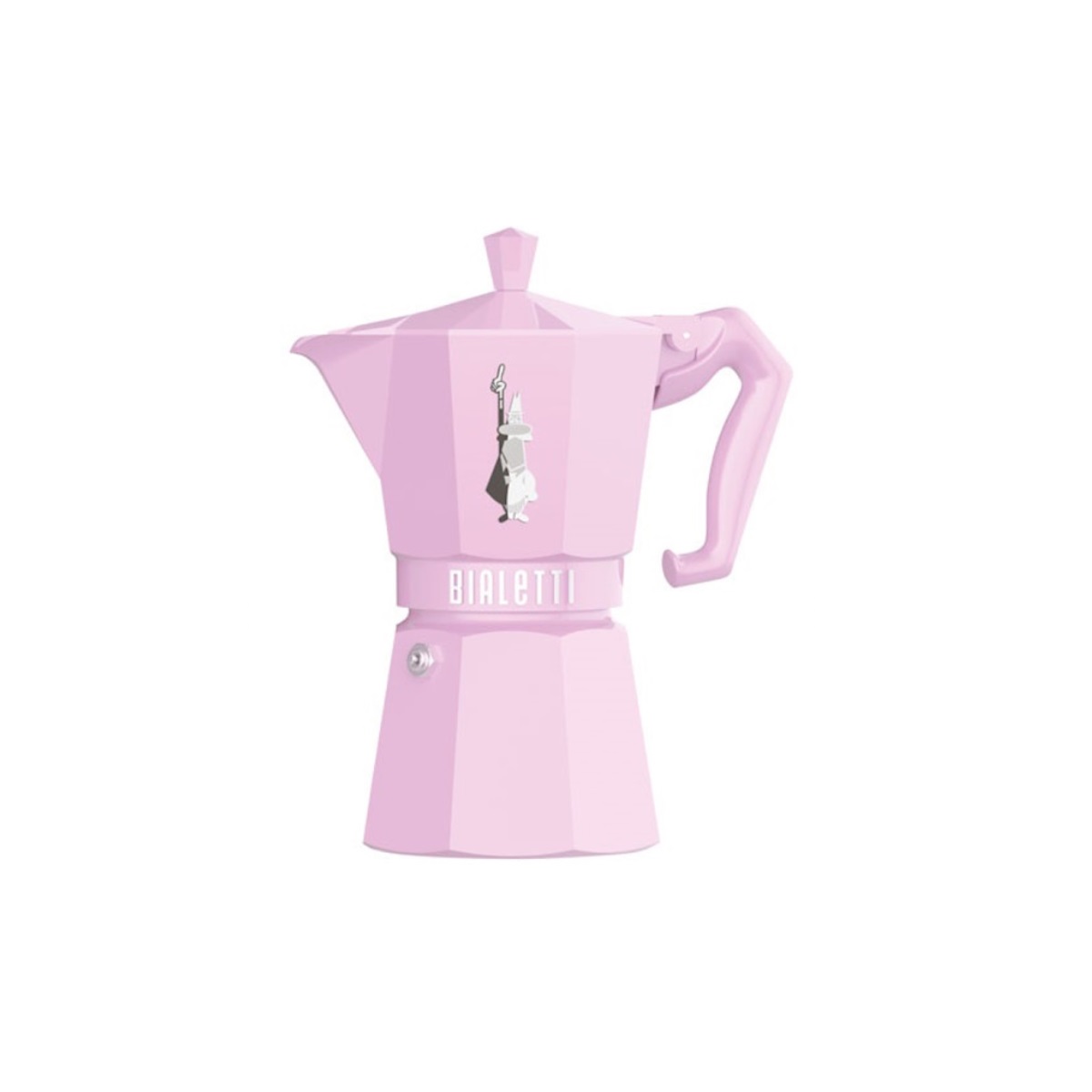 BIALETTI - Cafetière italienne 3 tasses rose pastel - 0009063 moka exclusive