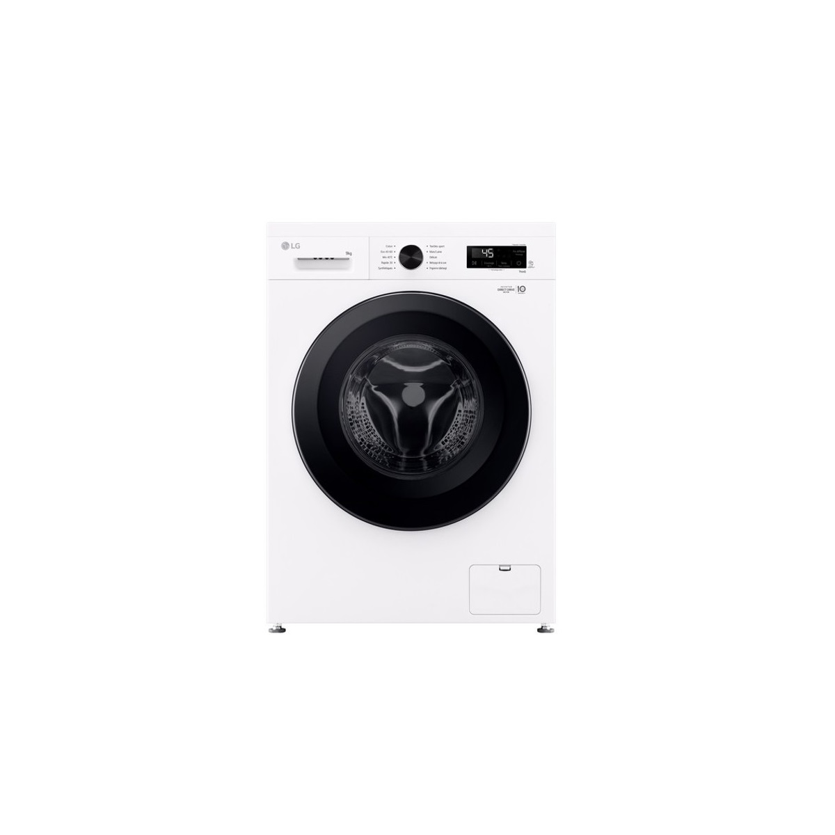 LG - Lave-linge hublot 9kg 1400 tours/min - F94B15WHS