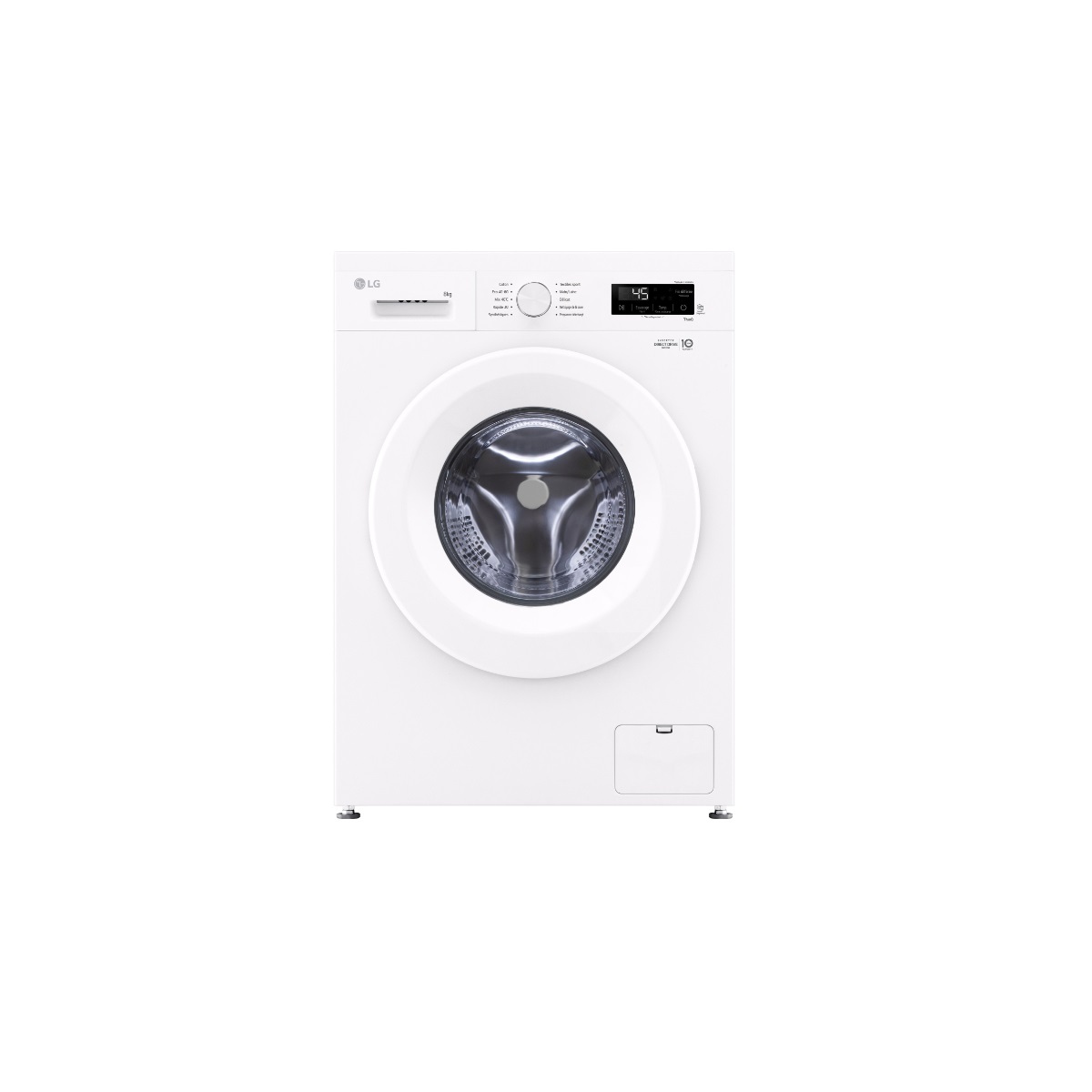 LG - Lave-linge hublot 8kg 1400 tours/min blanc - F84B13WHS