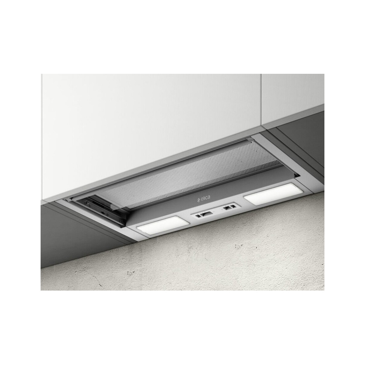 ELICA - Hotte tiroir 60cm 225m3/h argent - PRF0181896