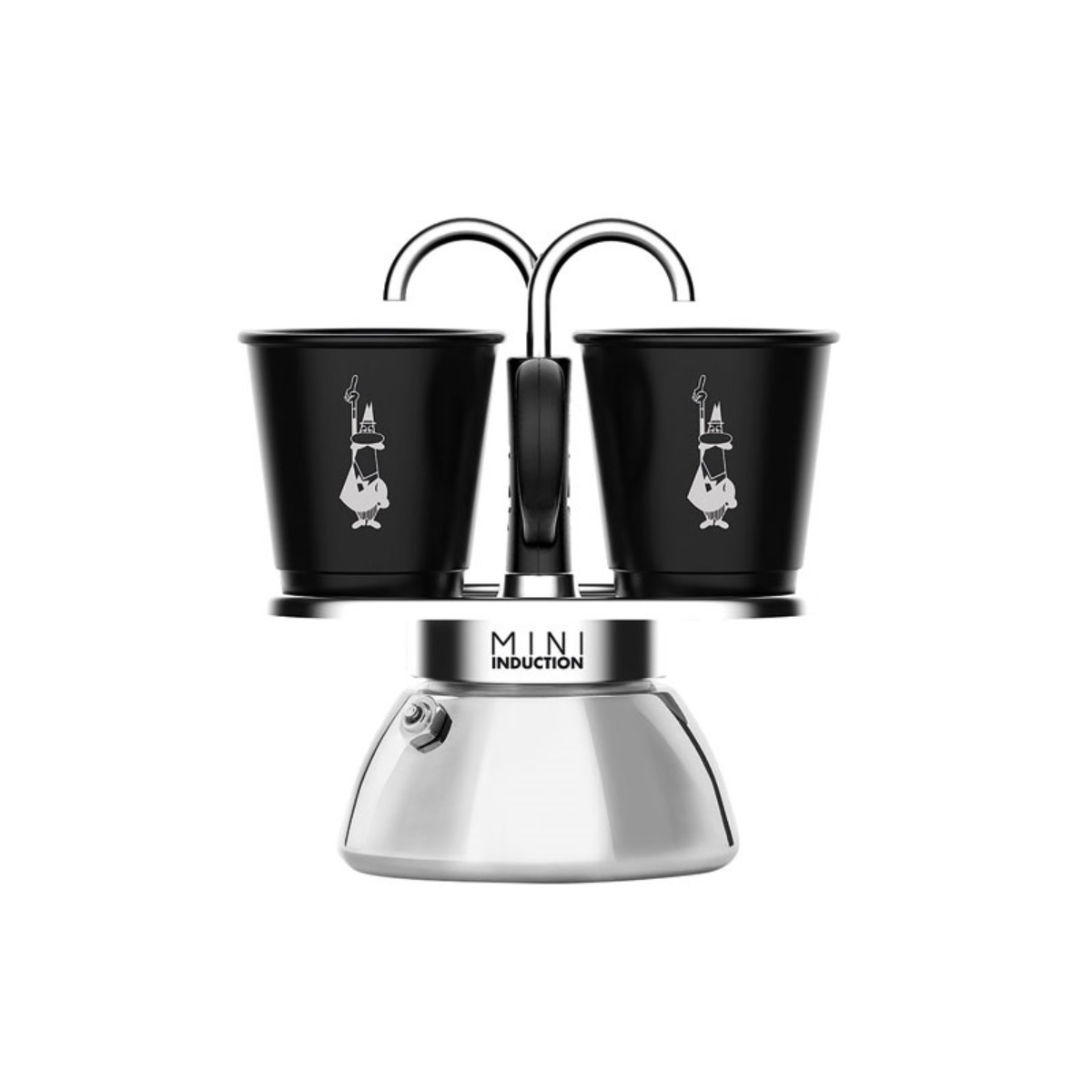 BIALETTI - Cafetière italienne 2 tasses 0.1l inox - 0007310