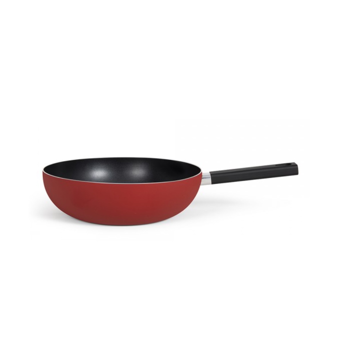 LIVOO - Poêle wok aluminium 32cm rouge - MEP156R