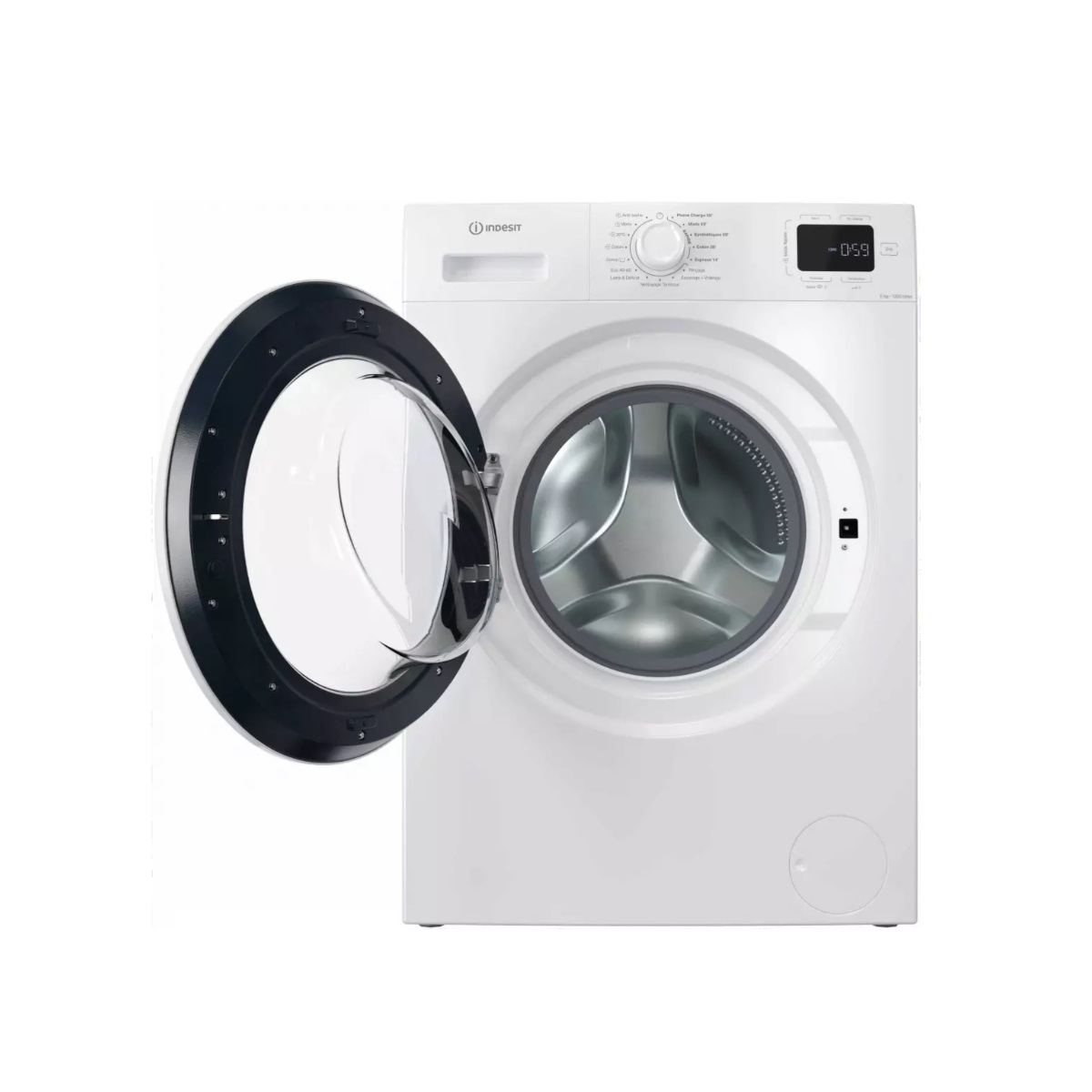 INDESIT - Lave-linge hublot 6kg 1200 tours/min - IM642MYTIMEFR1