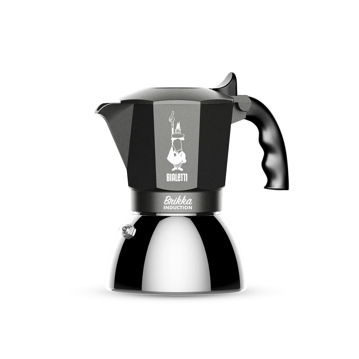 BIALETTI - Cafetière italienne 4 tasses noir - 0007317 brikka induction