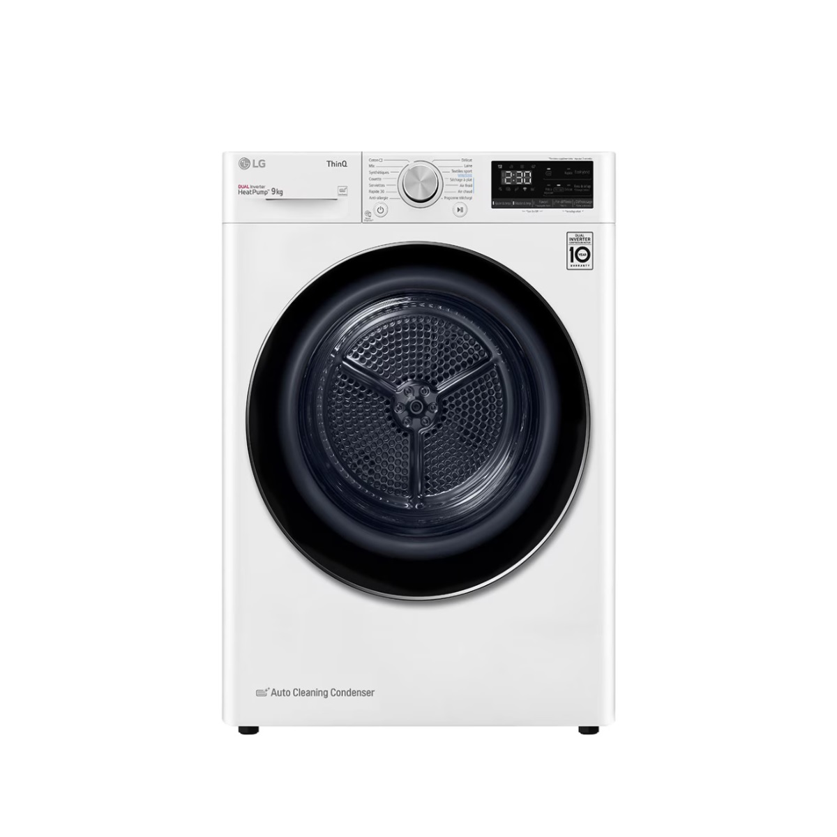 LG - Sèche-linge pompe à chaleur 60cm 9 kg - RH9V50WH