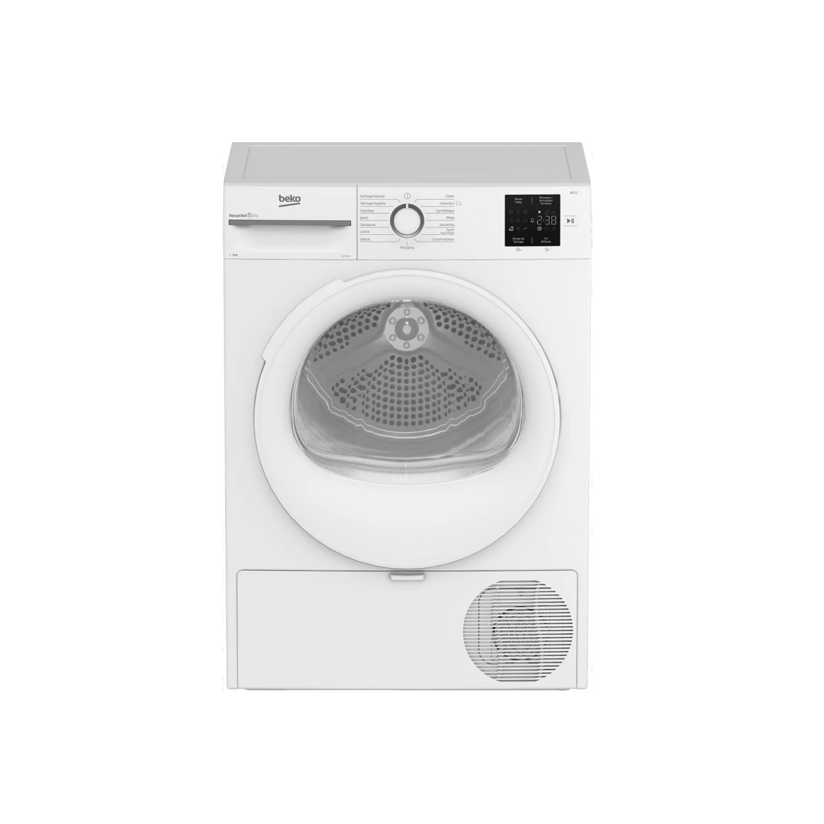 BEKO - Sèche-linge pompe à chaleur 60cm 9kg a+ blanc - SLFT1912