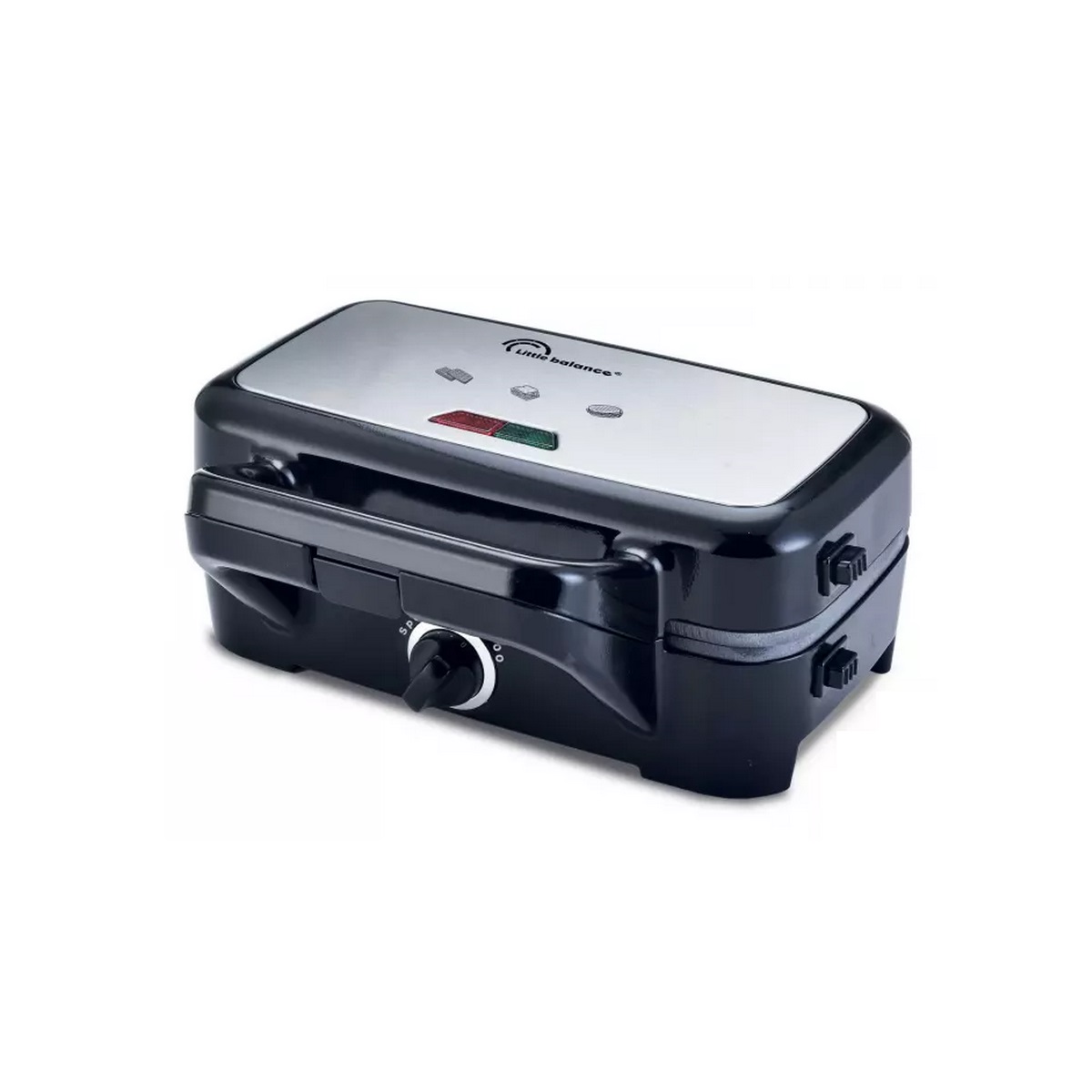 LITTLE BALANCE - Gaufrier multifonction 1200w noir - 8368 gaufr'n mixt 1200