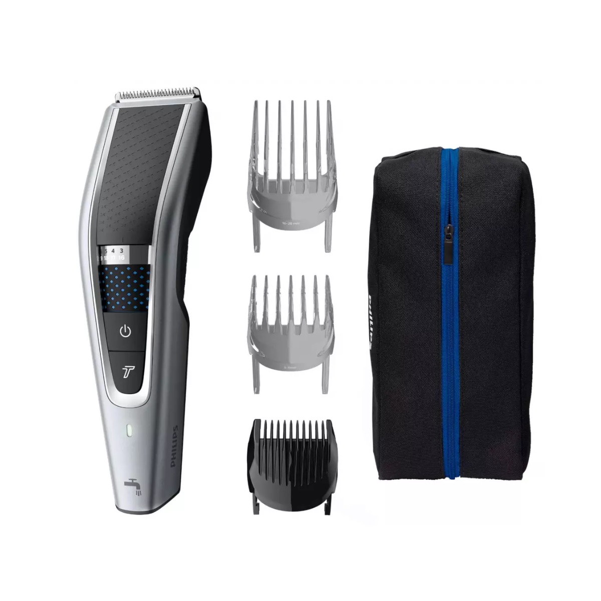 PHILIPS - Tondeuse à cheveux rechargeable gris - HC5630/15 hairclipper series 5000