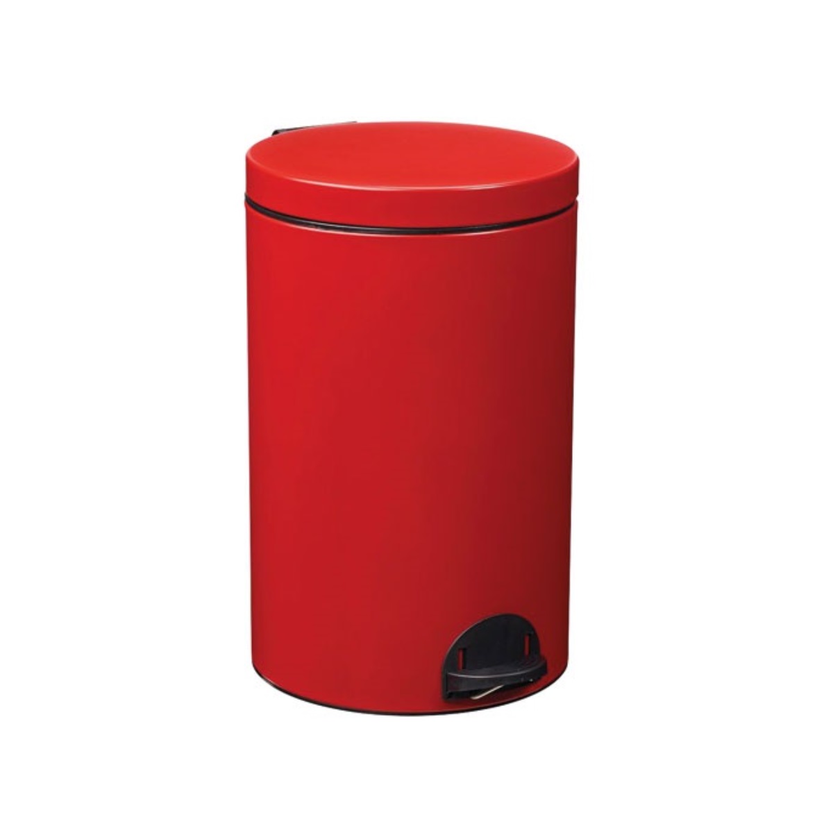 ROSSIGNOL - Poubelle à pédale 20l rouge - 90259 Élora