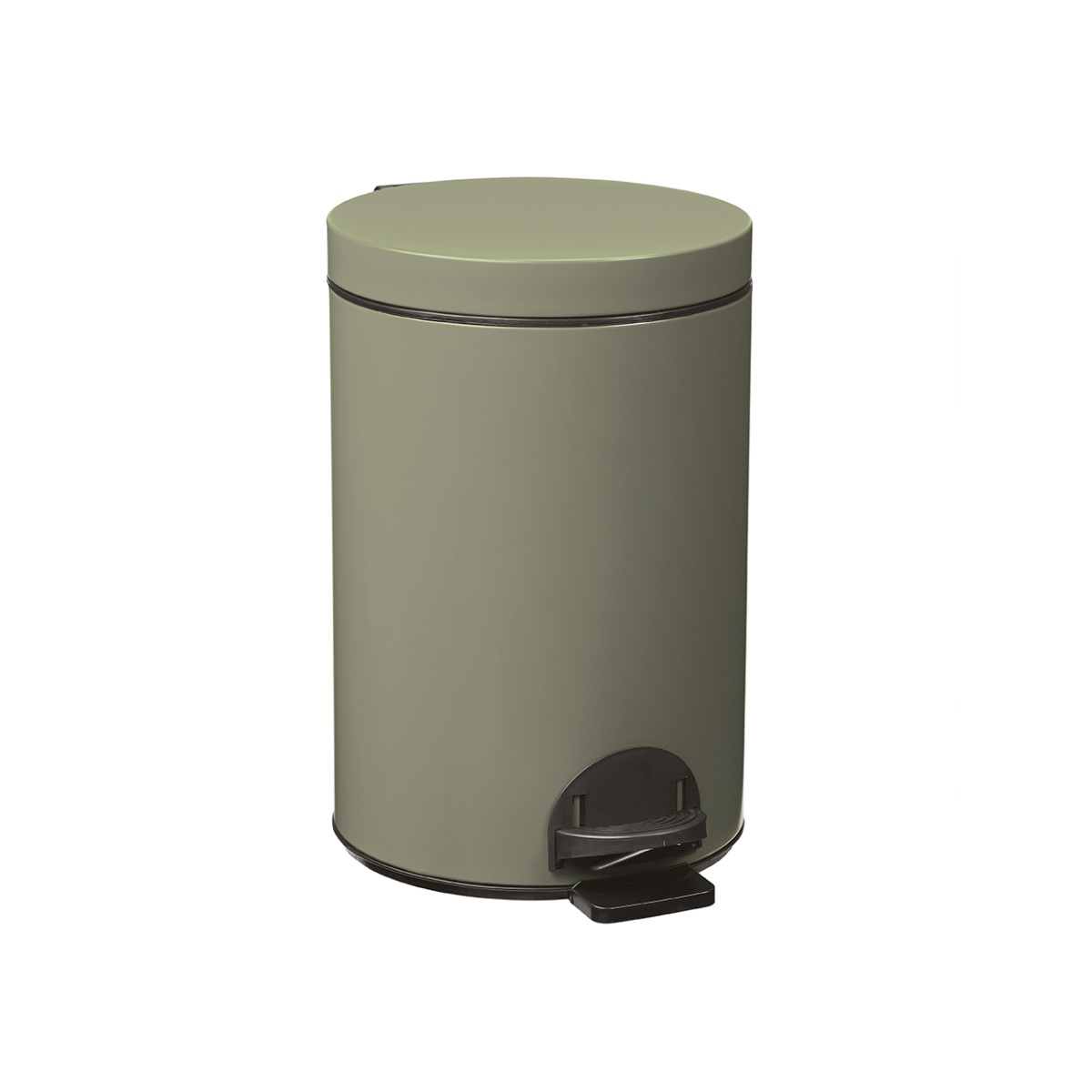 ROSSIGNOL - Poubelle à pedale 14l gris ciment - 90194 Élora