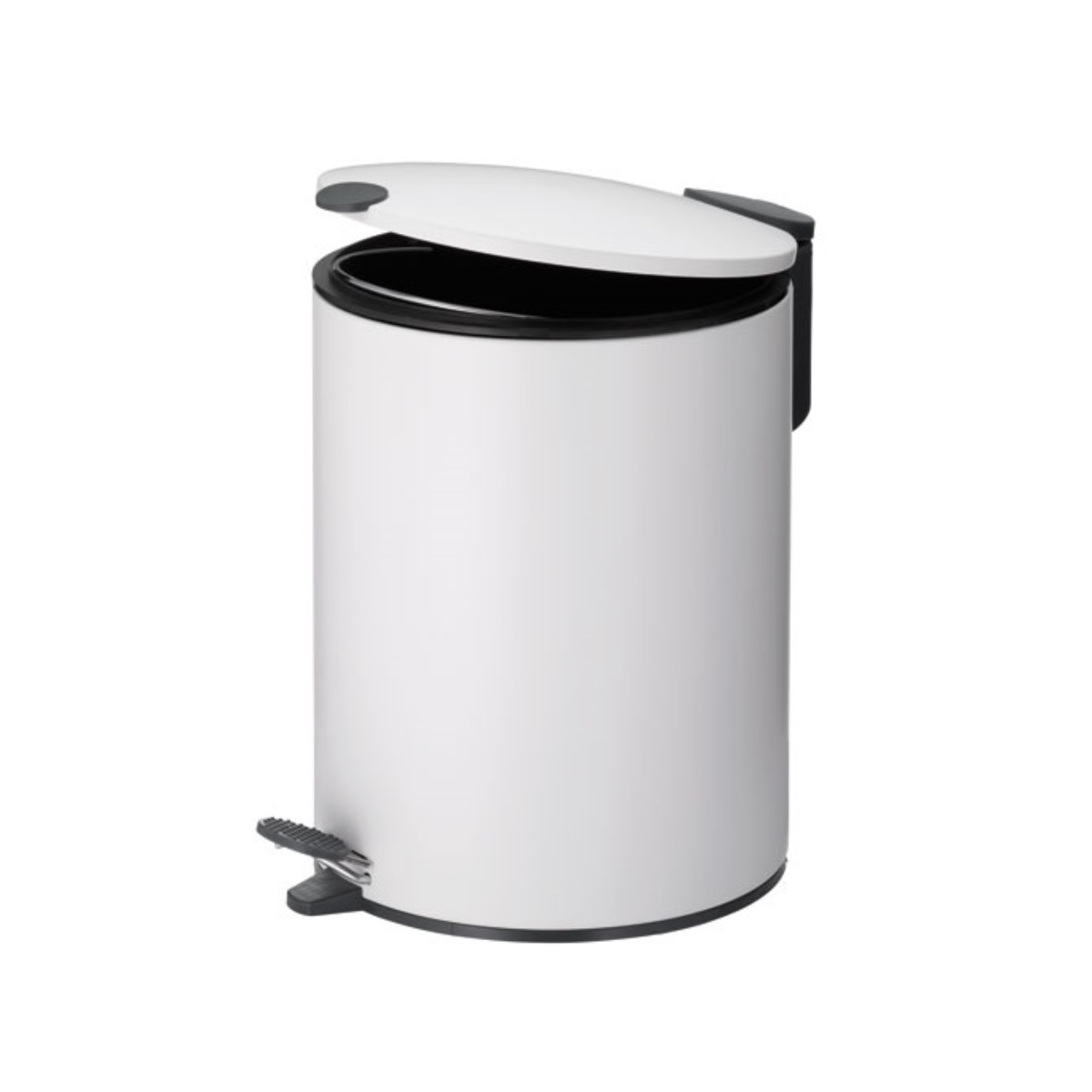 KELA LINE - Poubelle à pédale 5l blanc - 23701 mats