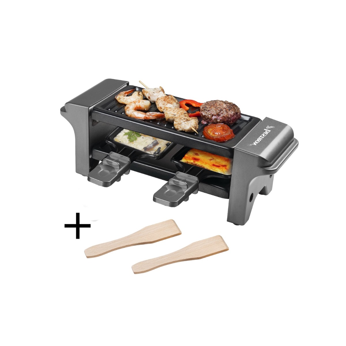 BESTRON - Appareil à raclette 2 personnes 350w - AGR102 TG