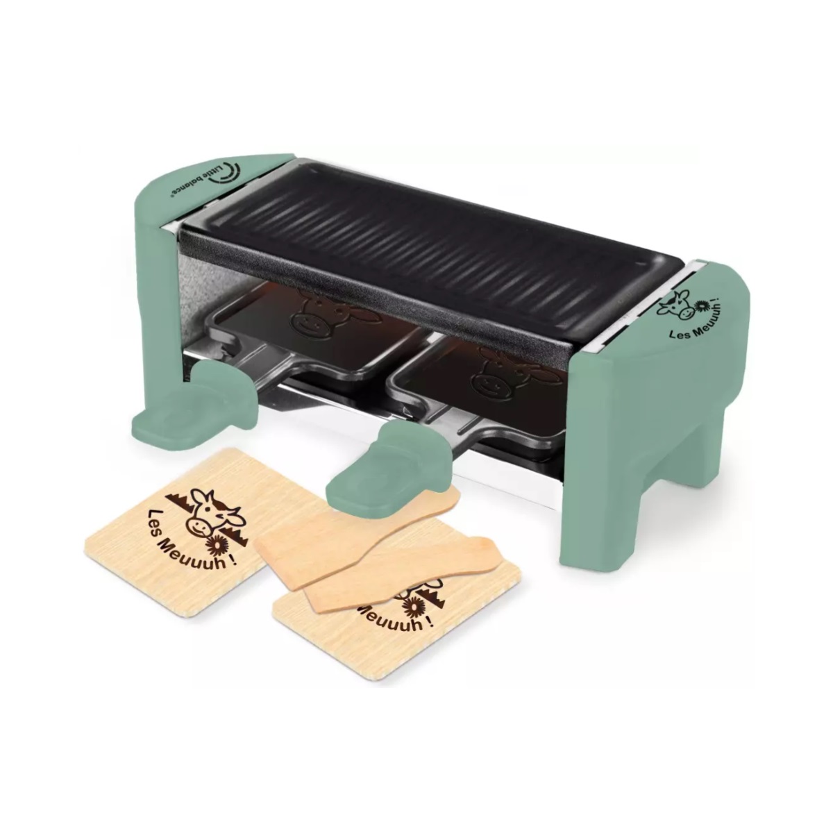 LITTLE BALANCE - Appareil à raclette 2 personnes 350w + gril - 8746