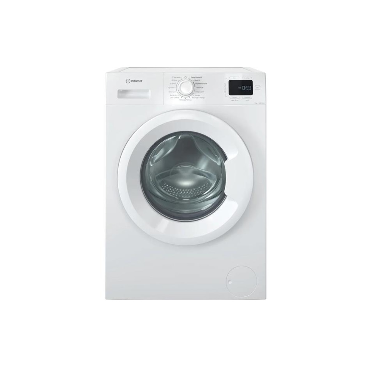 INDESIT - Lave-linge hublot 8kg 1400 tours/min - IM964MYTIMEFR