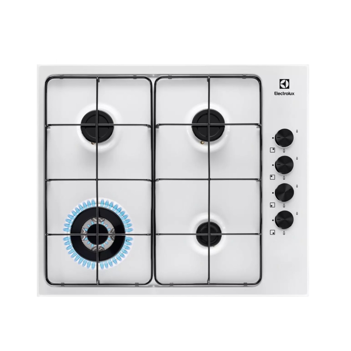 ELECTROLUX - Table de cuisson à gaz 60cm 4 foyers - EGS6414W