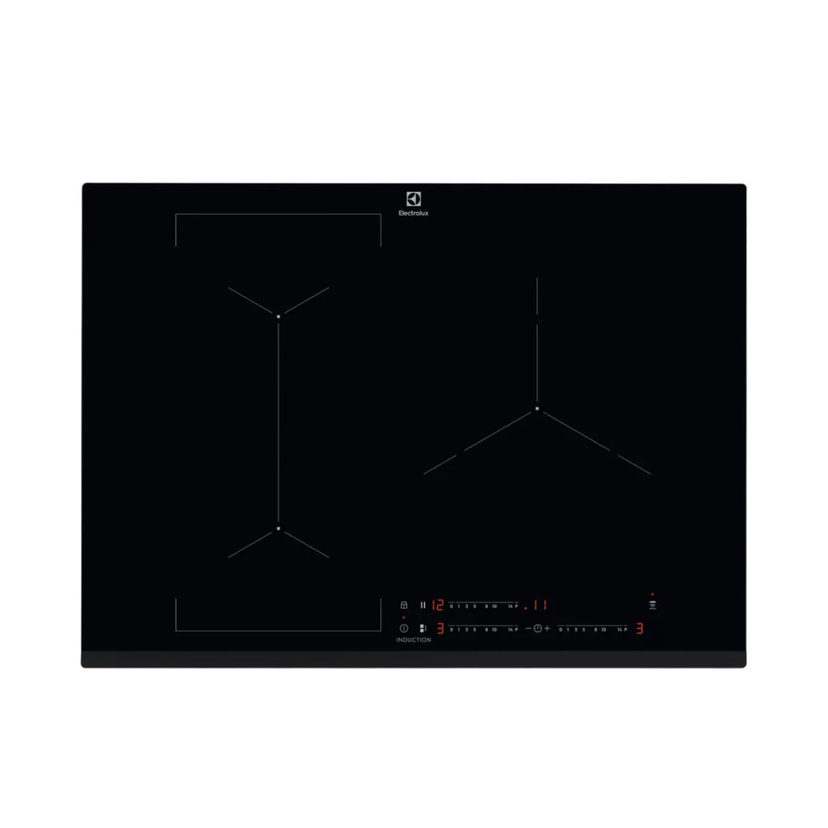 ELECTROLUX - Table de cuisson induction 71cm 3 feux noir - EIV 73342