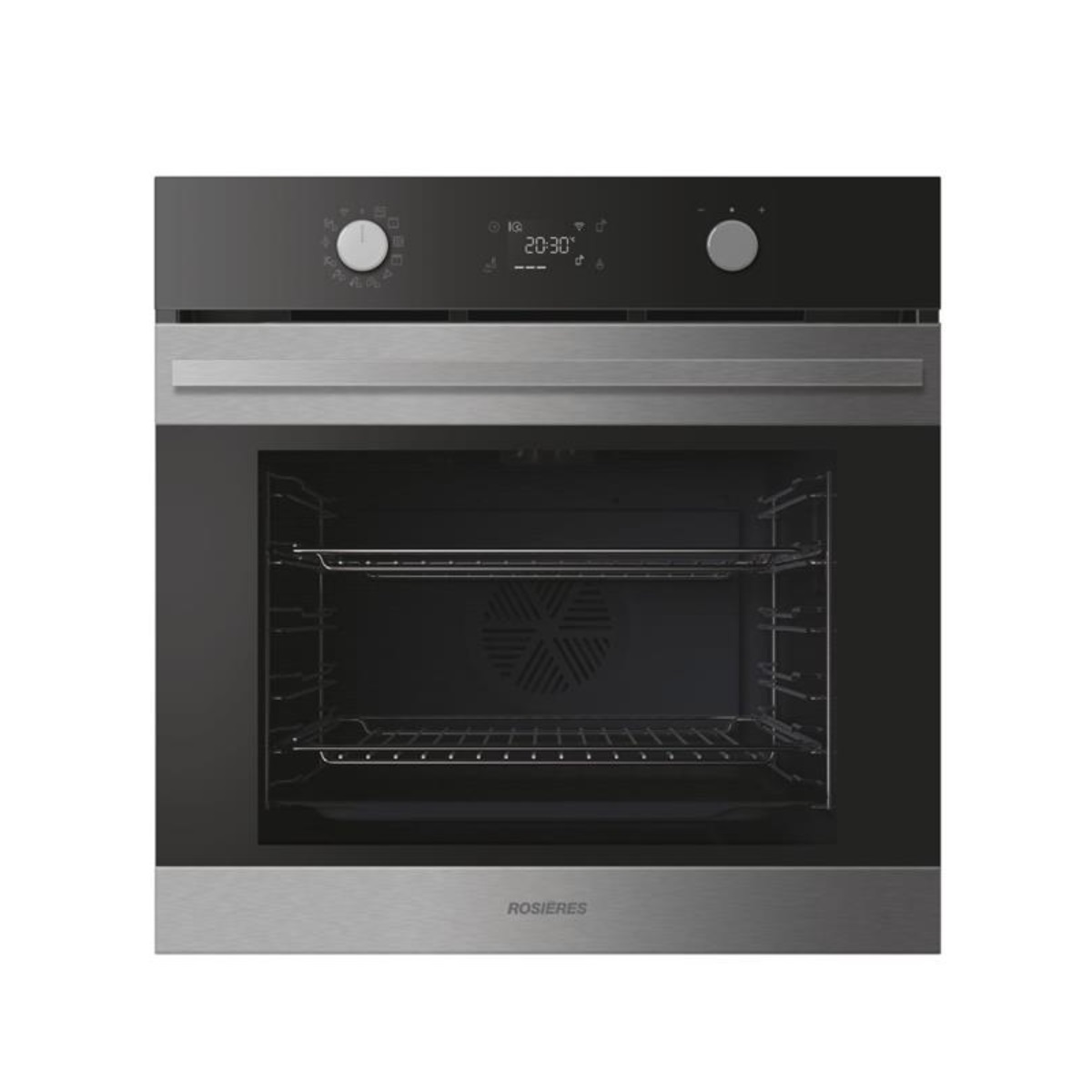 ROSIERES - Four intégrable 78l 60cm a++ pyrolyse inox/noir - RO6H3B3YTX