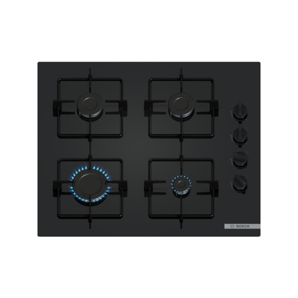 BOSCH - Table de cuisson gaz 60cm 4 feux - POP6B6K30 série 2