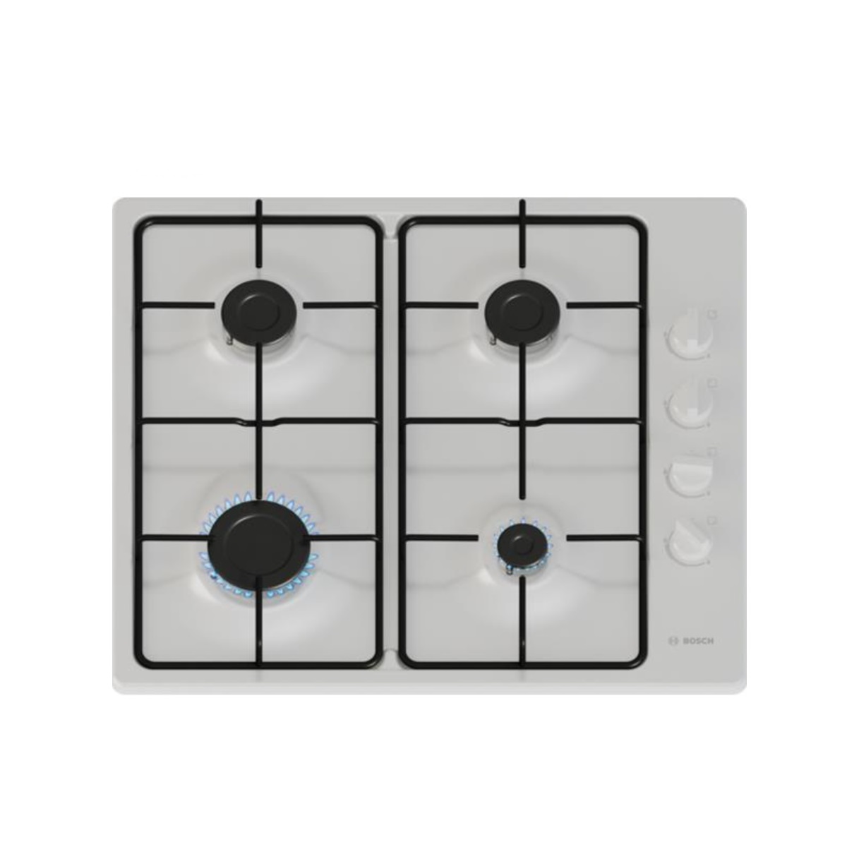 BOSCH - Table de cuisson gaz 58cm 4 feux - PBP6B2K80 serie 2