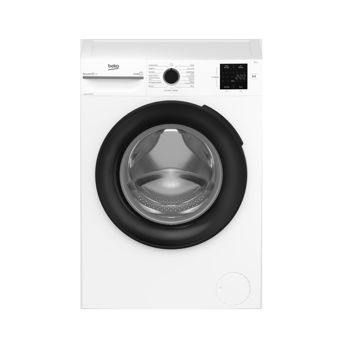 BEKO - Lave-linge hublot 6kg 1200 tours/min - BM1WFU3623B b100