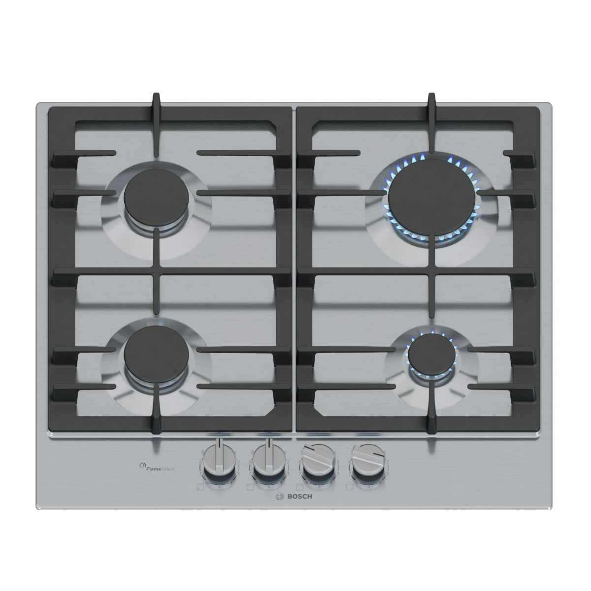 PCP6A5I90 - BOSCH - Plaque de cuisson gaz 60cm 4 feux 7500w serie 6