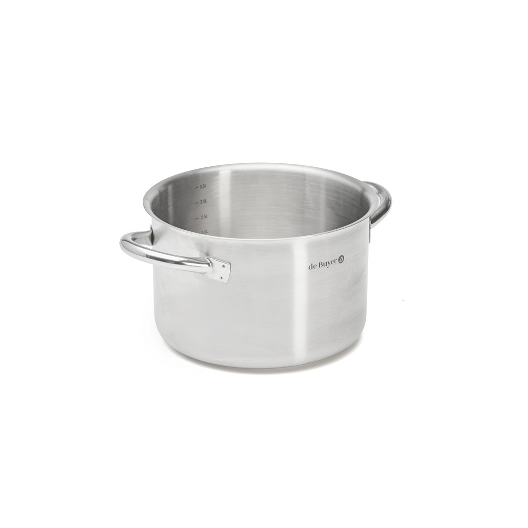 3506.20 - DE BUYER - Marmite sans couvercle 20cm inox prim'appety