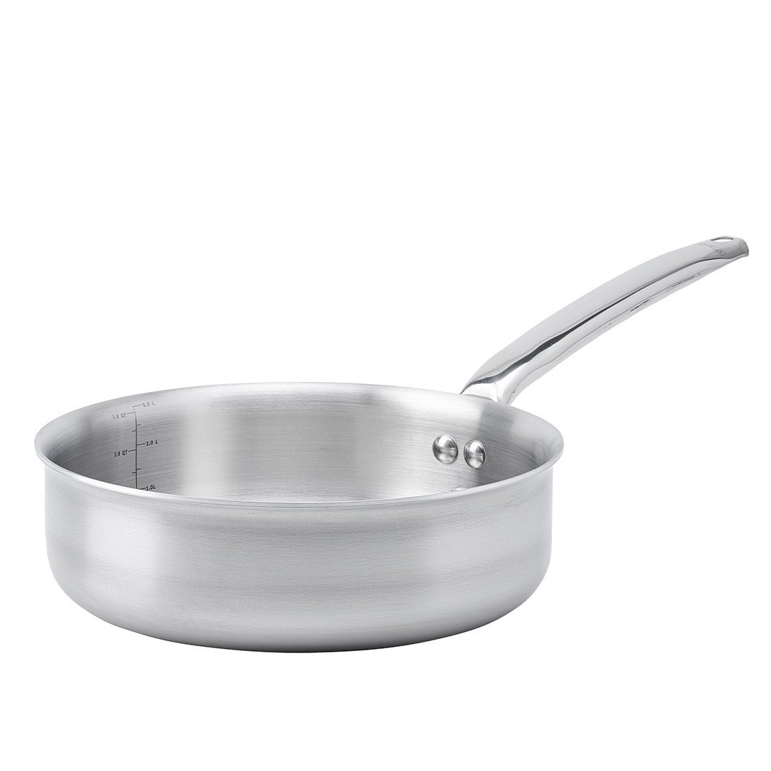 3602.24 - DE BUYER - Sauteuse inox 24cm sans couvercle alchimy