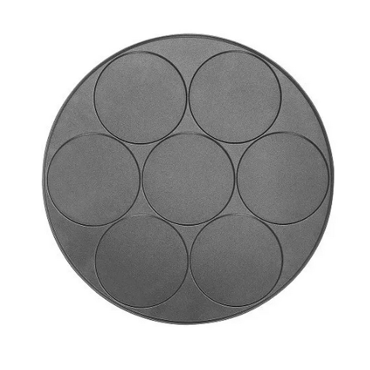 AC100501 - LAGRANGE - Plaque mini-crêpes 11.4cm gris