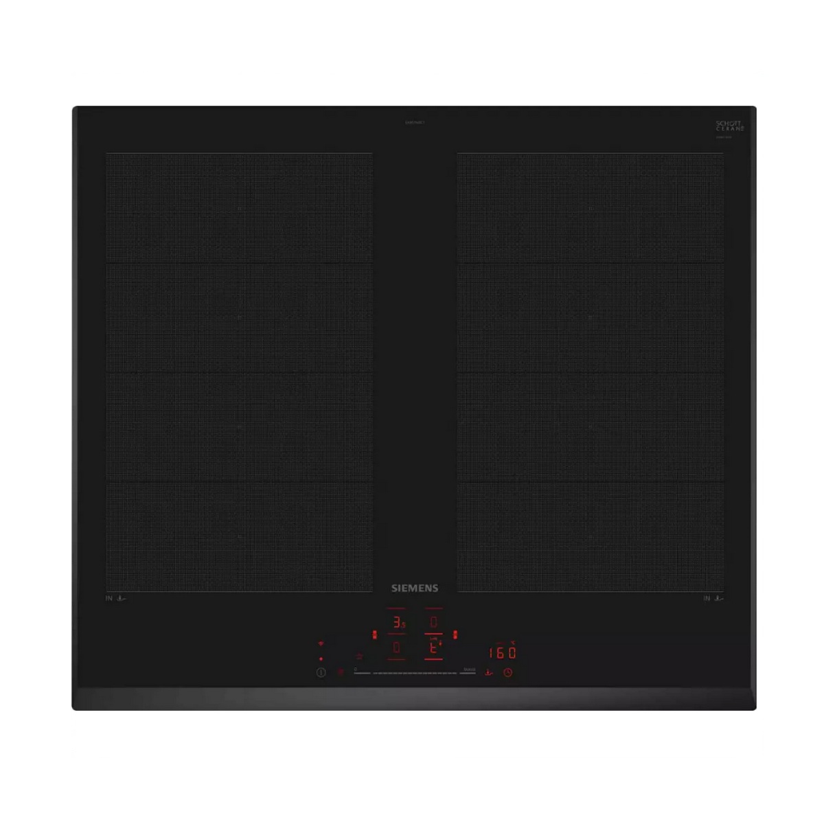 EX651HXC1E - SIEMENS - Table de cuisson induction 60cm 4 feux 7400w noir iq700