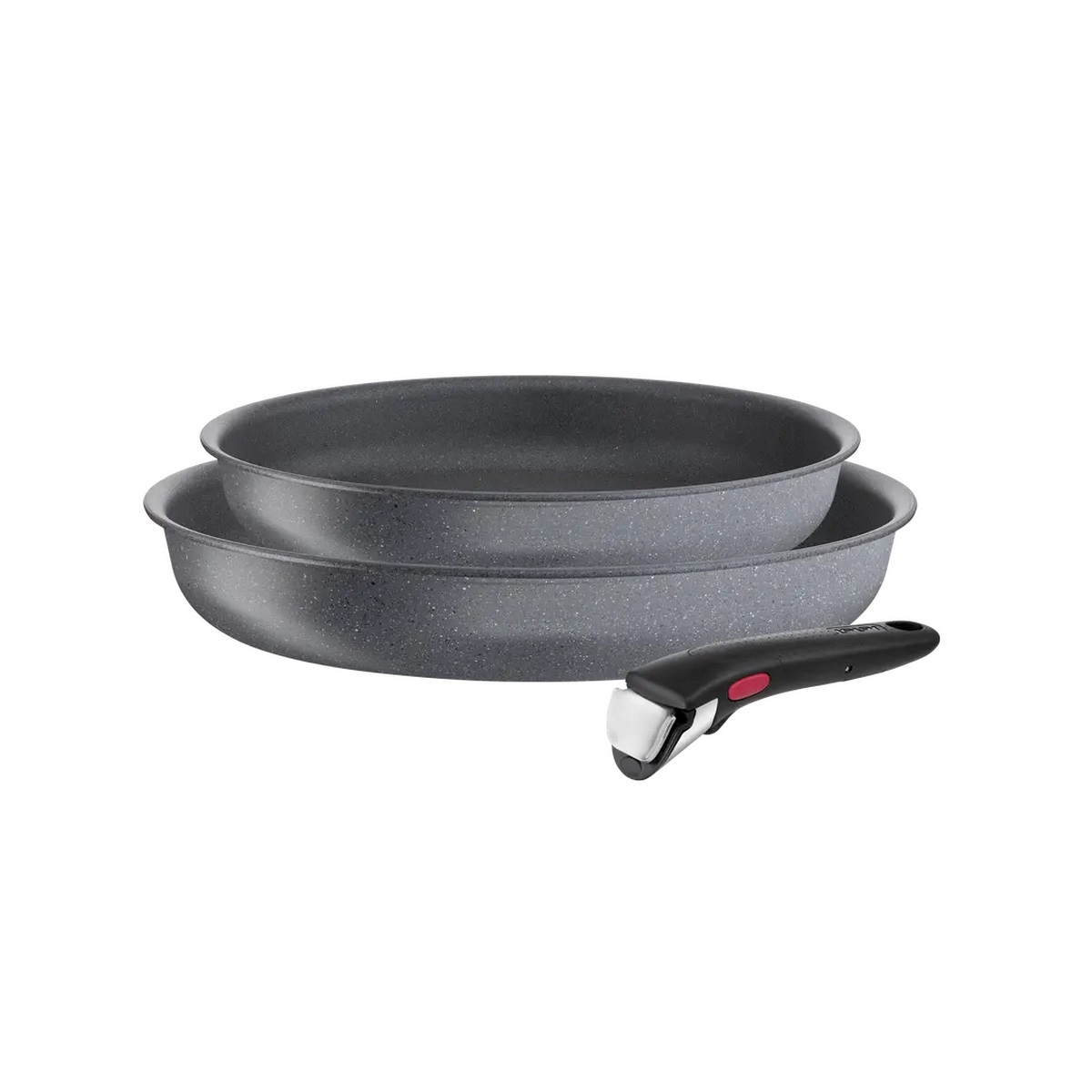 L3969102 - TEFAL - Lot de 2 poêle anti-adhésif 24/28cm + poignée