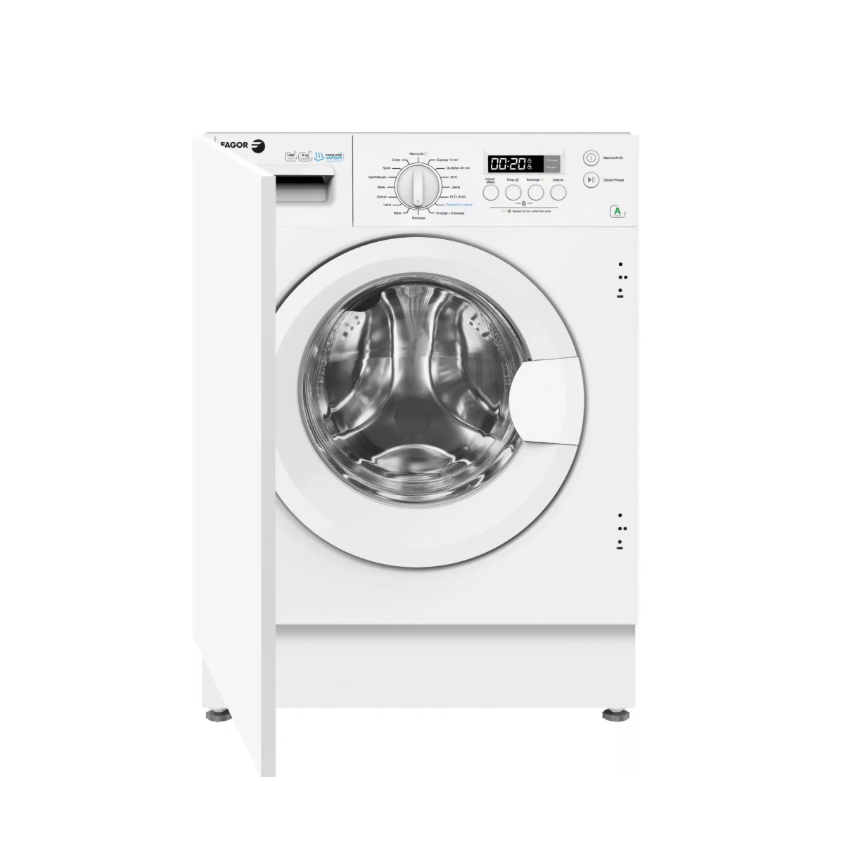 FLI814AW - FAGOR - Lave-linge intégrable 8 kg 1400 tours/min