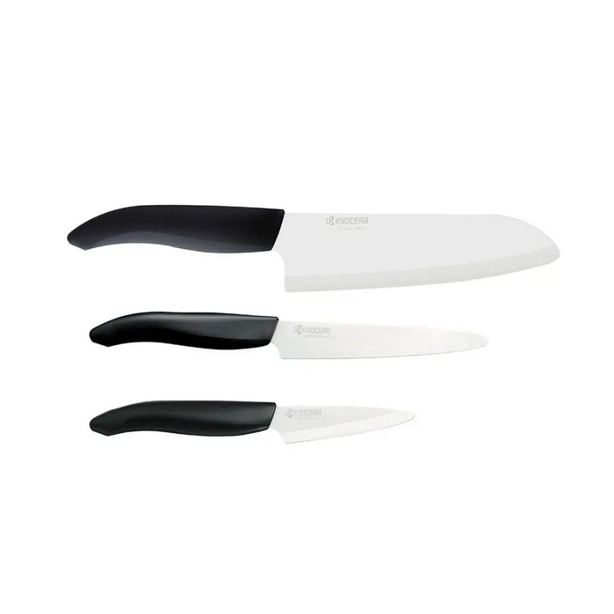 ADB01791 - KYOCERA - Set chef 3 couteaux de cuisine en céramique fine