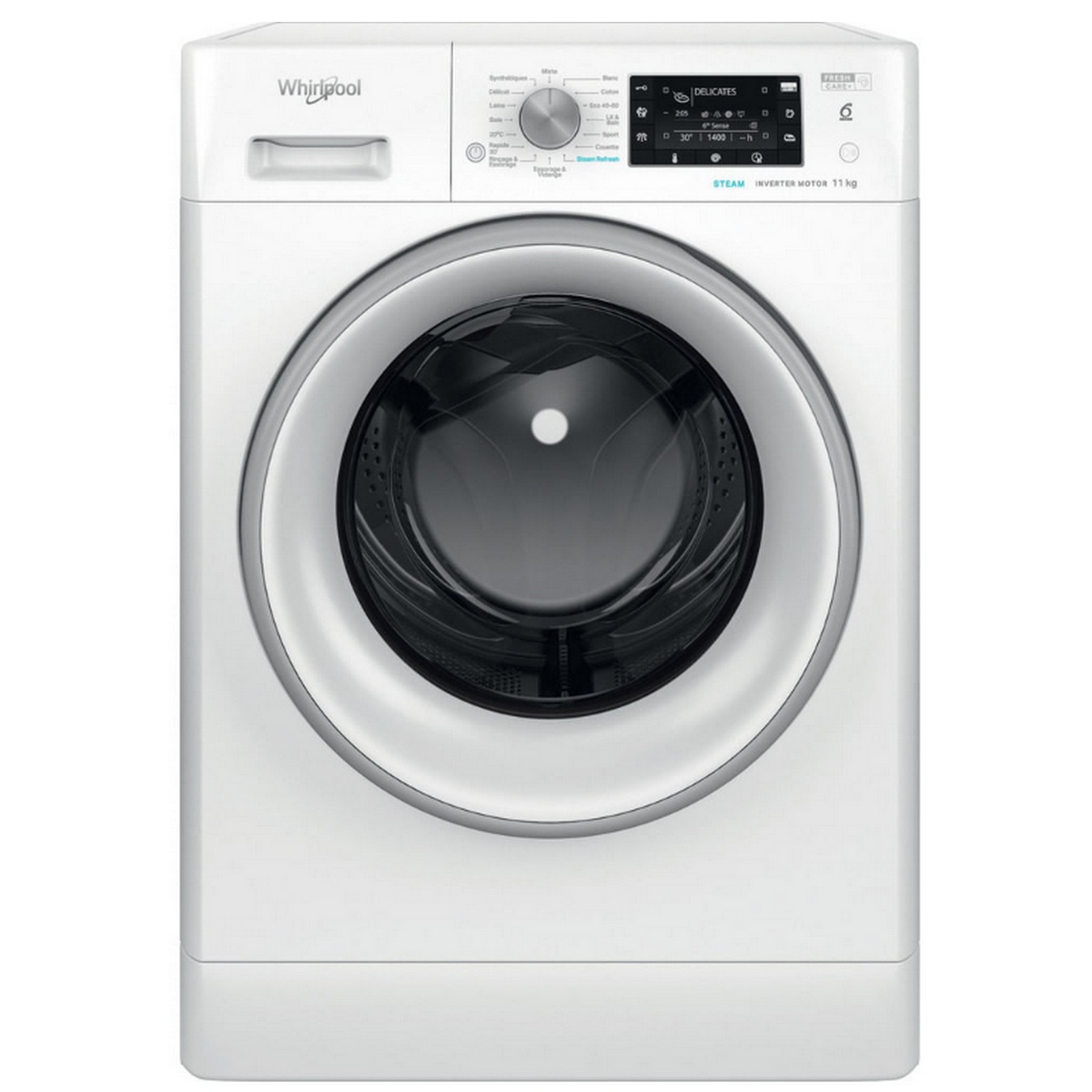 FFDD11469SVFR - WHIRLPOOL - Lave-linge frontal 60cm 11kg 1400 tours/min