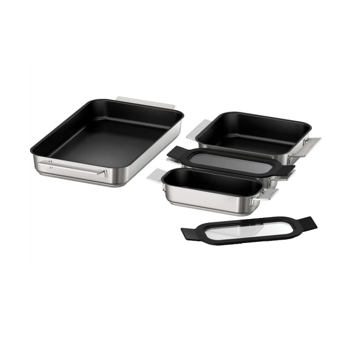 HEZ9FF040 - BOSCH - Batterie de cuisine 4 pièces acier inoxydable