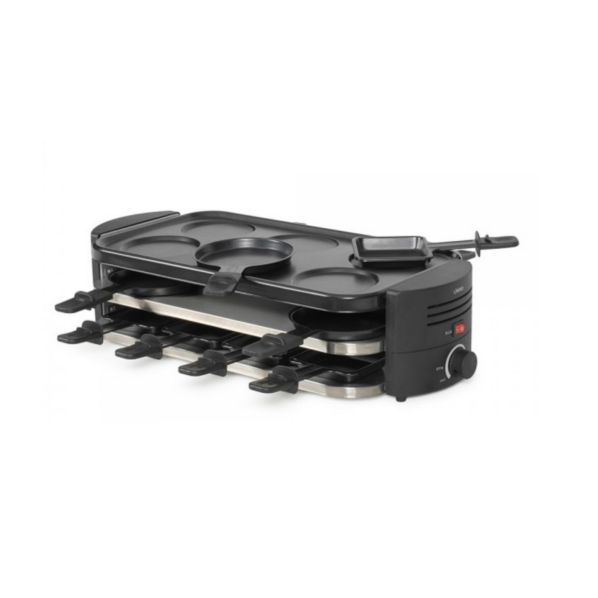 DOC337 - LIVOO - Appareil à raclette 8 personnes 1600w noir
