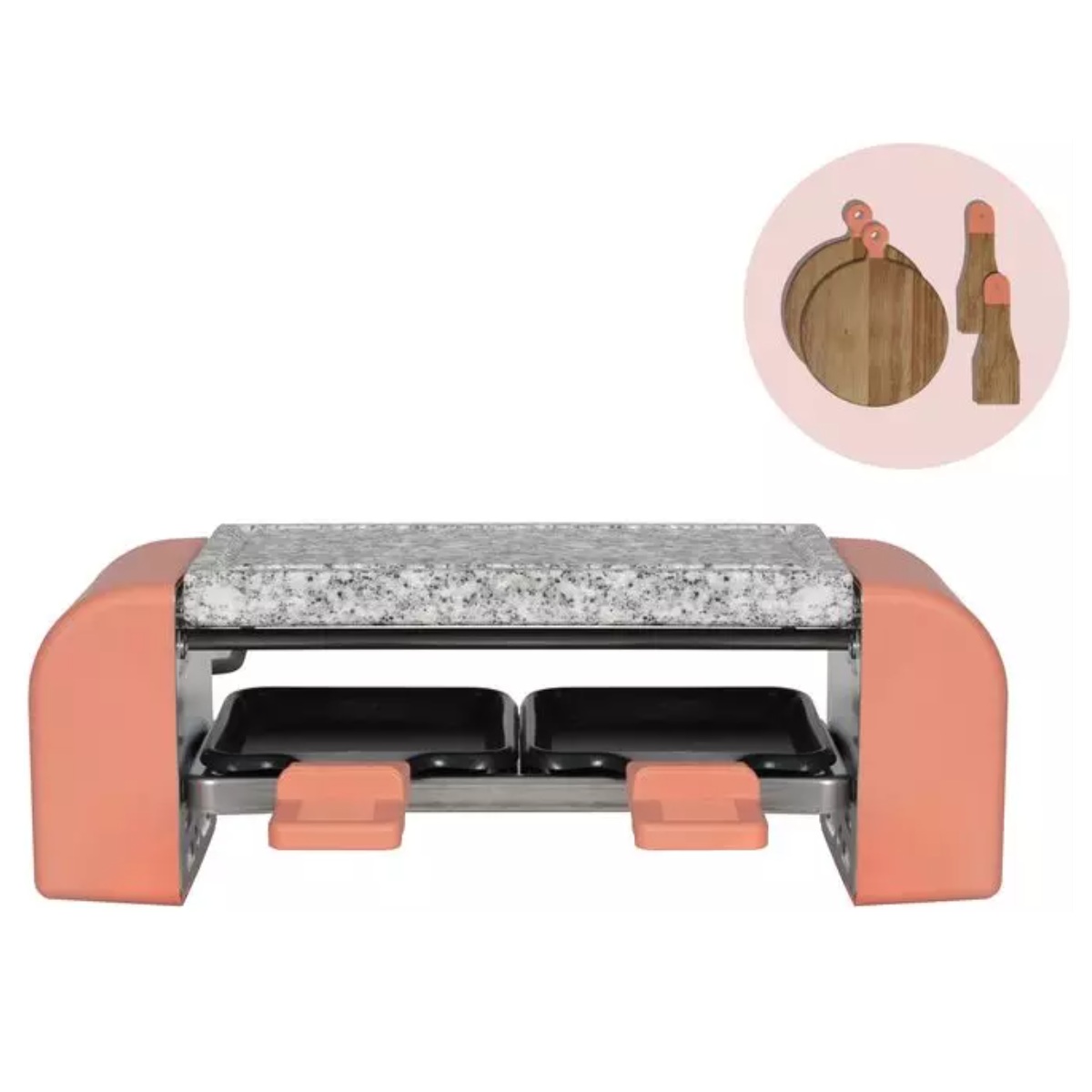 DOC306 - LIVOO - Appareil à raclette à 2 personnes 450w