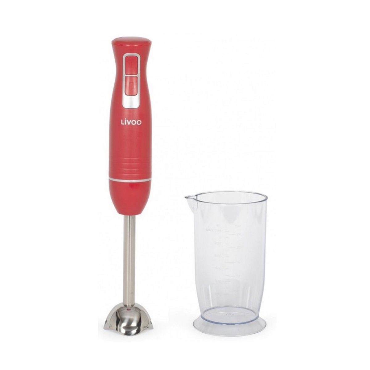 DOP245R - LIVOO - Mixeur plongeant 400w rouge