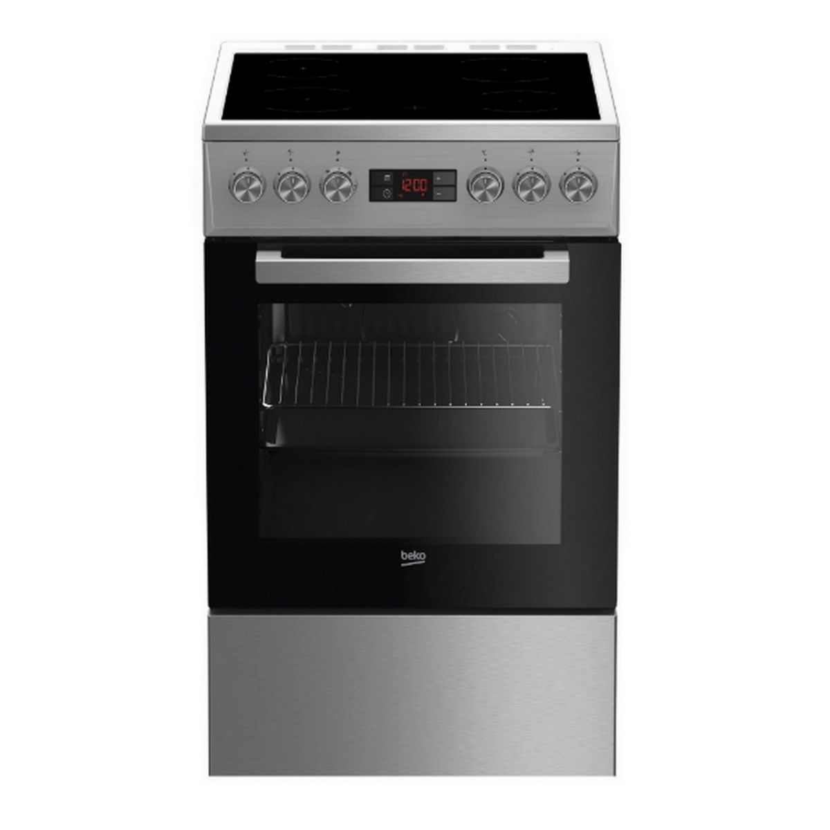 FSE57300GX - BEKO - Cuisinière vitrocéramique 55l 4 feux inox b300
