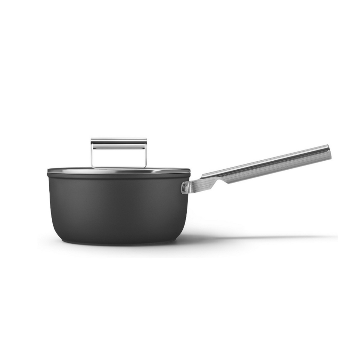 SPF2012BLM - SMEG - Casseroles noir mat 20cm + couvercle