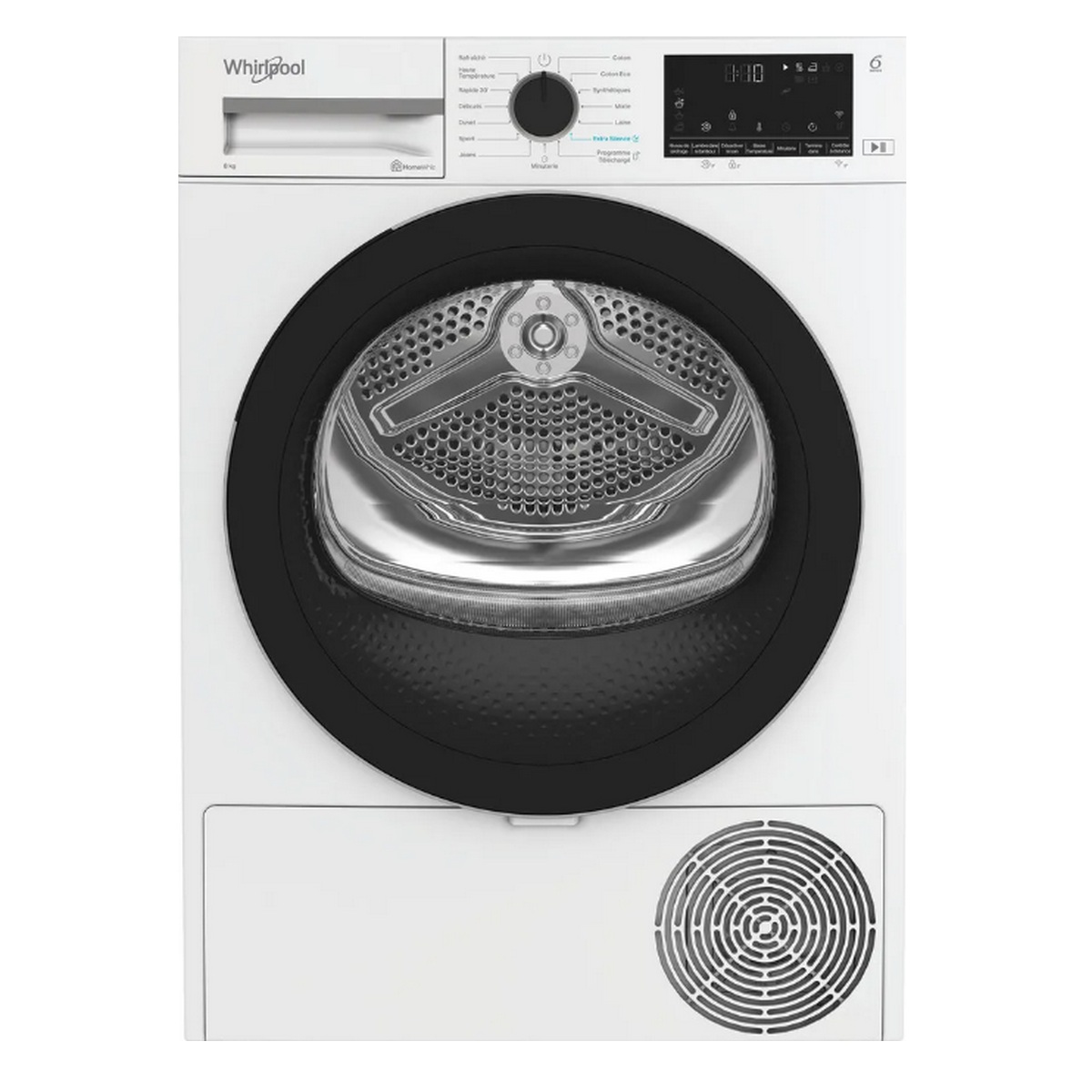 CWD84MWBSFR - WHIRLPOOL - Sèche-linge pompe à chaleur 60cm 8kg blanc